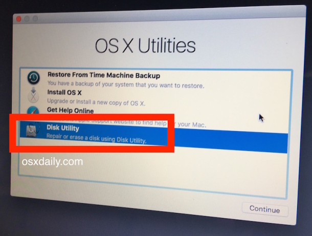 bootable disk utility for mac